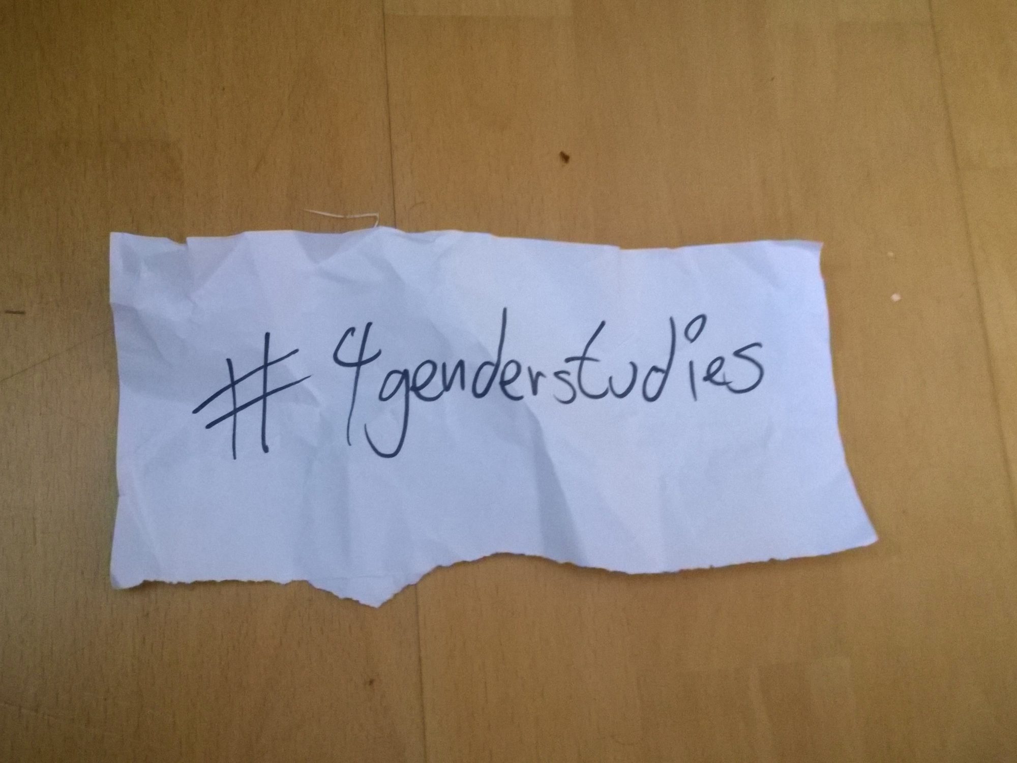 #4genderstudies